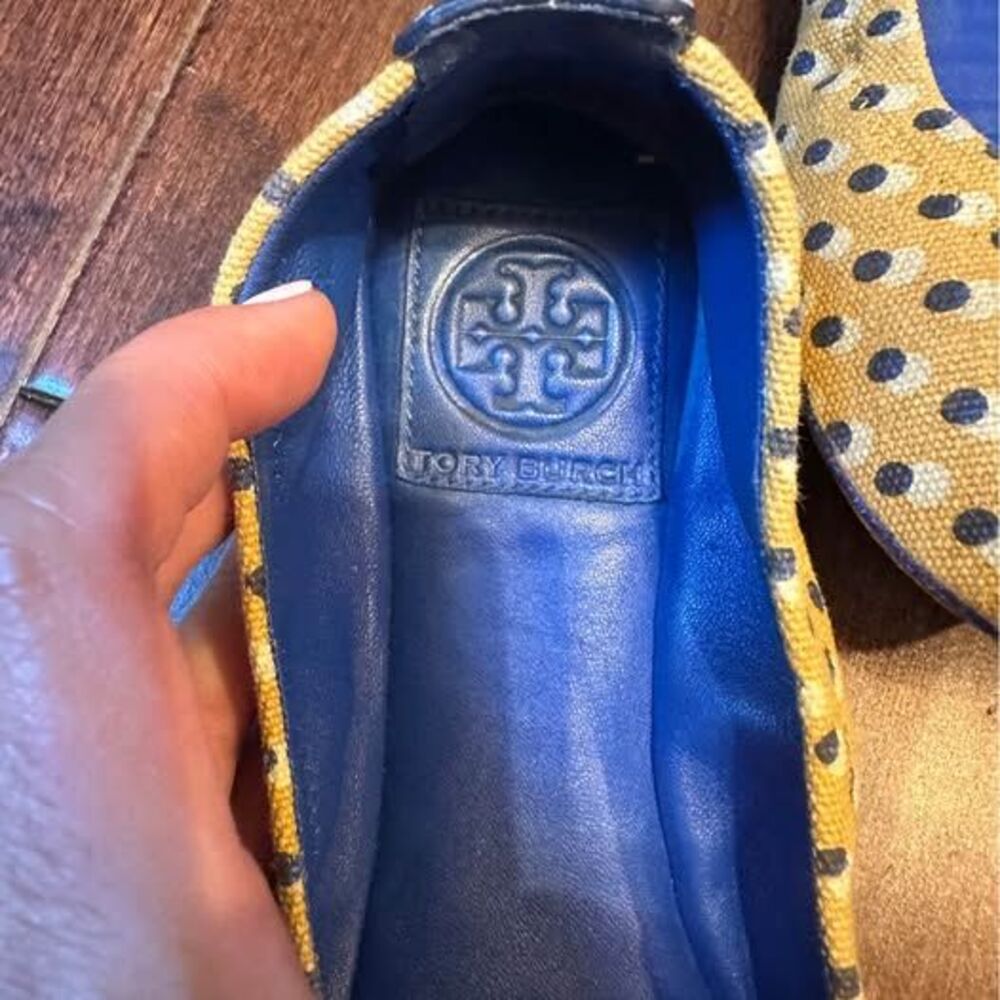 Tory Burch Polka Dot Ballet Flats Size 7.5 - Picture 2 of 6